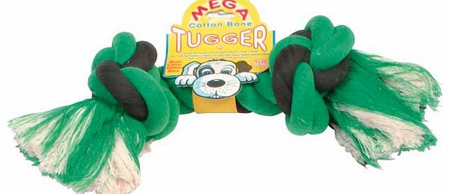 Pet Brands Multicolour Dog Bone Toy - Mega