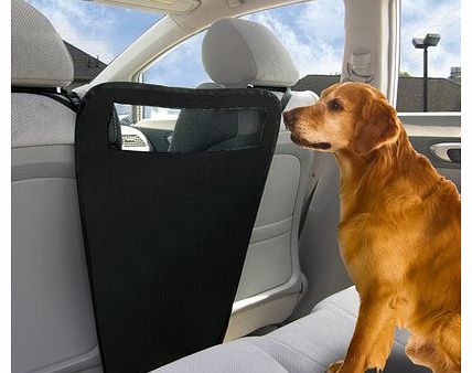 Auto Pet Barrier Blocks Dogs Access To Car Front Seats & Keep Dogs In Back Seat