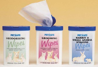 Pet Safe Rabbit and Small Animal Wipes Small