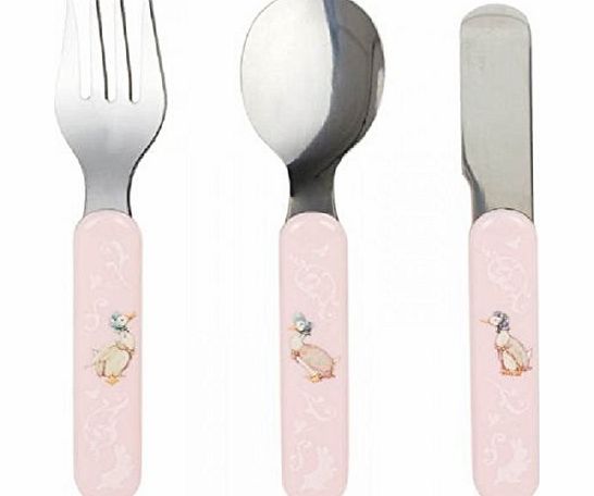 Peter Rabbit (Jemima Puddleduck) 3 Piece Cutlery Set