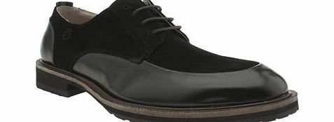 Peter Werth Black Turnmill Apron Suede Shoes