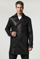 PETER WERTH leather reefer jacket
