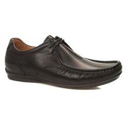 Peter Werth Male Centre Seam Leather Upper Laceup in Black, Brown