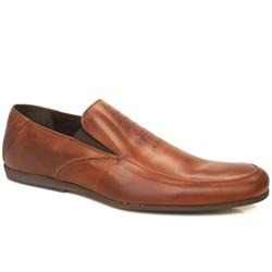 Peter Werth Male Dennis Gusset Slip Leather Upper in Tan