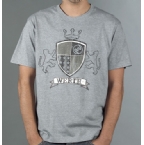 Mens Shield T-Shirt Grey Marl