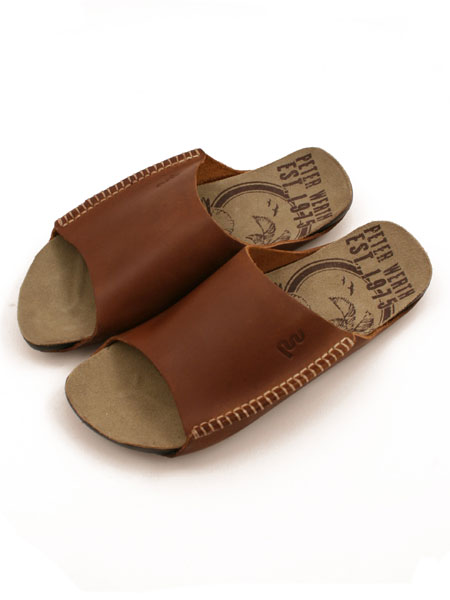 Peter Werth Tan Leather Mule Sandal