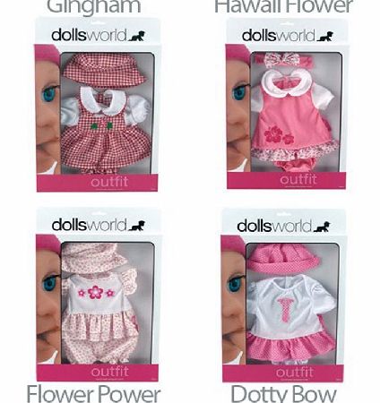 Peterkin Dolls World 16inch/41cm Dress Dotty Bow