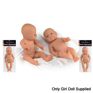 Dolls World 41cm Anatomically Correct Girl White