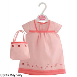 Petite Pink Dress and Bag 40-45cm