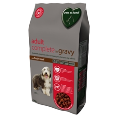 Adult Complete Dog Food with Beef and#38; Gravy 15kg