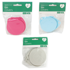 Large Cream Tin Covers for Cat and Dog Food by Pets at Home