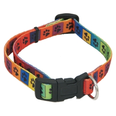 Large Multi Paws Dog Collar 50-71cm (20-28in) by Pets at Home