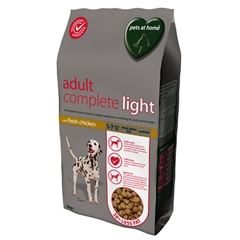 Light Adult Complete Dog Food with Chicken 15kg
