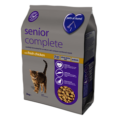 Senior Complete Cat Food with Chicken 2kg