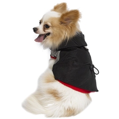 Small Black Walking Jacket Dog Coat by Pets at Home