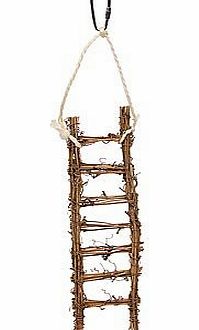 PETS-N-US eCOTRITION Bird Ladder, 2.5`` W X 9`` H, Accessory, All-natural, Wood, Steps, Ladder