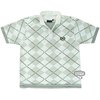 Cross Check Layered Polo Shirt (White)