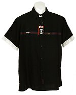 Phat Farm Short Sleeve Shirt Black Size Large