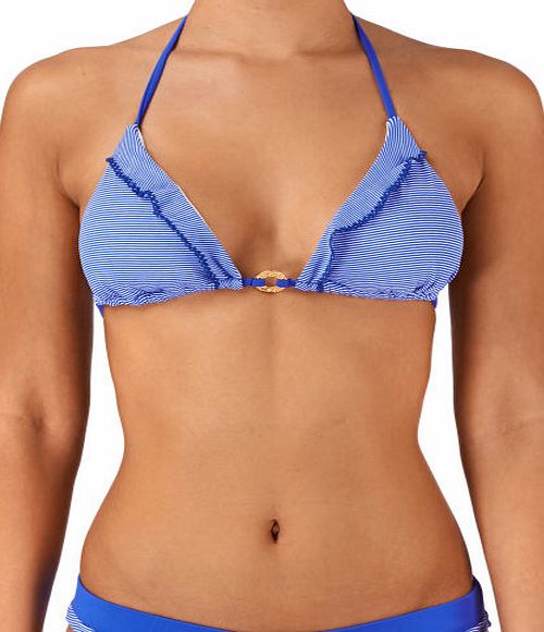 Phax Womens Phax Mare Triangle Bikini Top - Blue