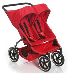 Phil and Teds Classic Twin Buggy - Red
