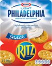 Philadelphia Light Ritz Snacks (3x50g) Cheapest