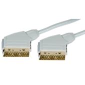 Gold Plated Scart to Scart Lead Cable 1.5