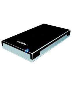 Philips 160GB Black Multimedia Extenal Hard Disk Drive