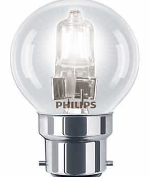 Philips 28W BC Halogen Classic Golf Ball Bulb,