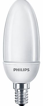 Philips 5W CFL Candle Bulb, Opal