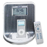 AJ300D iPod Clock Radio White