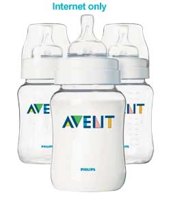 AVENT 260ml Airflex Bottle - Pack of 3