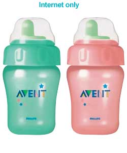 philips AVENT 260ml Magic Trainer Cup 12m  - Pack of 2