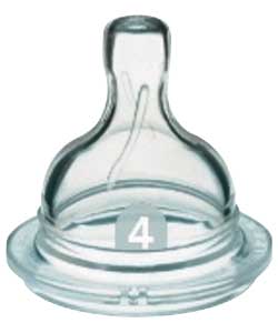 philips AVENT 6m  Airflex Fast Flow Teats - Pack of 2