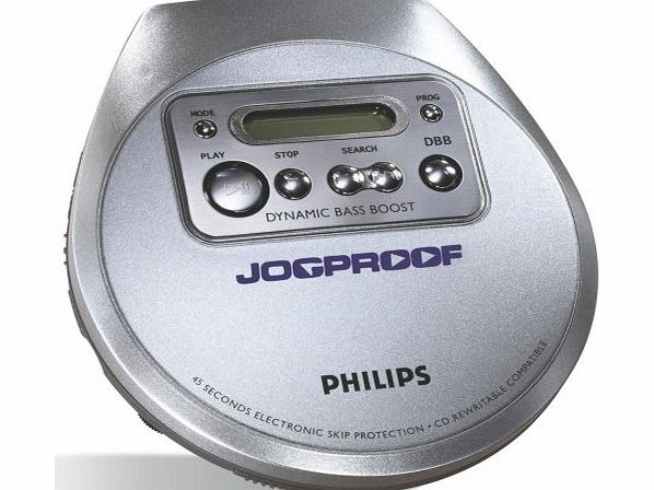 Philips AX2300 Personal CD Player - Silver