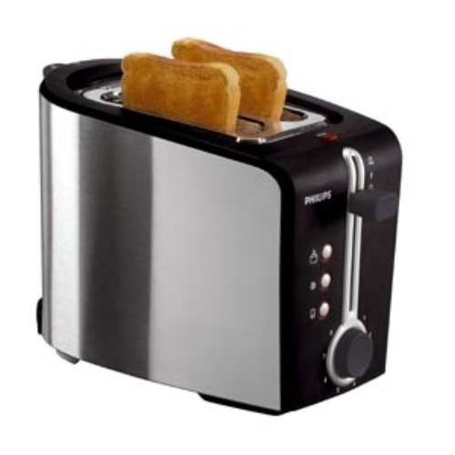 Philips Brushed Steel 2 Slice Toaster