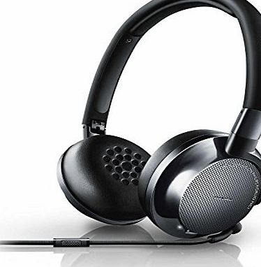 Philips Fidelio NC1 Hi-Res Noise Cancelling Headphones (Memory Foam Cushion, Foldable) - Black