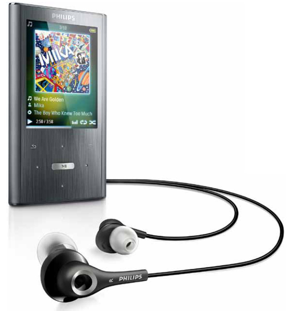 philips gogear mp3 player 8gb