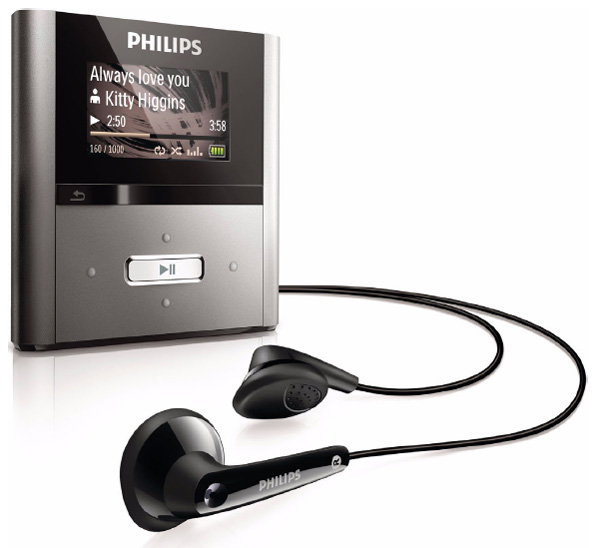 Philips GoGear Raga 8GB MP3 Player BLACK