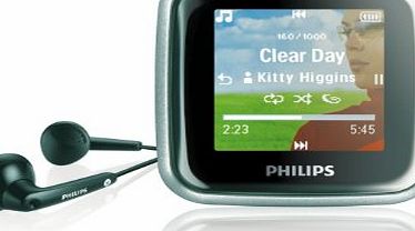 Philips GoGear Spark SA2940/02 4GB Colour Display 1.5`` MP3 Player