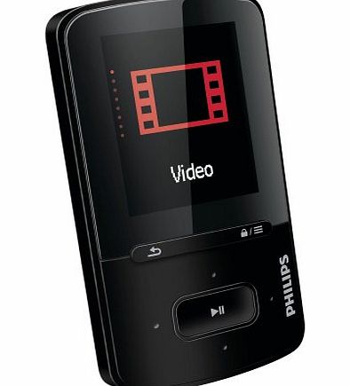 Philips GoGEAR Vibe - 4 GB - black - MP3 player