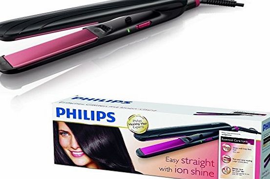 Philips Healthy Hair Experts Essential Care Ionic Hair Straightener Ceramic Styler - Salon Straightening Performance