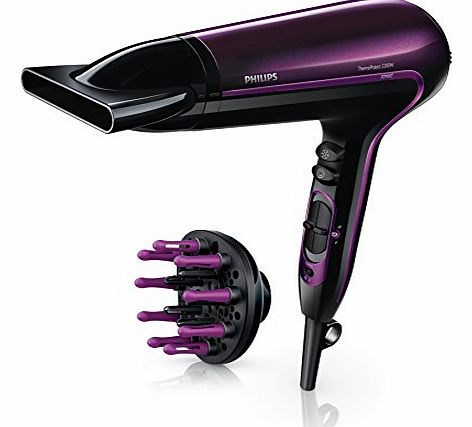 Philips HP8233/ 03 2200w ThermoProtect Ionic Hairdryer with Massaging Diffuser