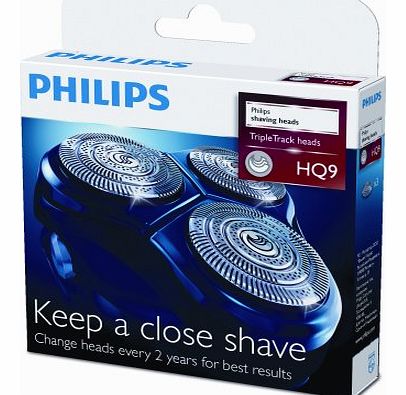 HQ9/50 Triple Track Replacement Shaving Heads