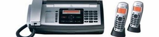 Philips Magic 5 Eco Voice Fax and Answer Machine 2 Handsets 50 Speed Dials 50pp Memory Ref PPF685E/GBBP2