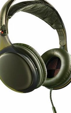 Philips ONeill SHO9567GN/10 STRETCH Scratch Headphones with iPhone Control - Green