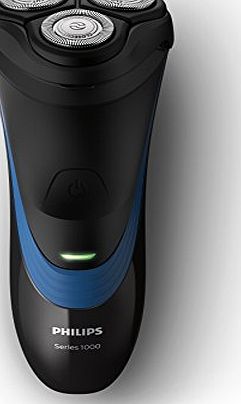 Philips Series 1000 Dry Mens Electric Shaver S1510/04 with Pop Up Trimmer