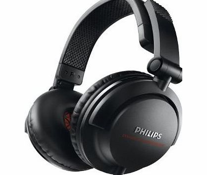 Philips SHL3300BK/00 Foldable Headphones DJ Monitor Style with Padded Cushions Black