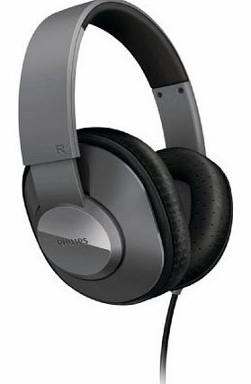 SHL4500GY/00 Frame Headphones for Dynamic Bass 40 mm Neodymium Speaker Drivers Grey / Black