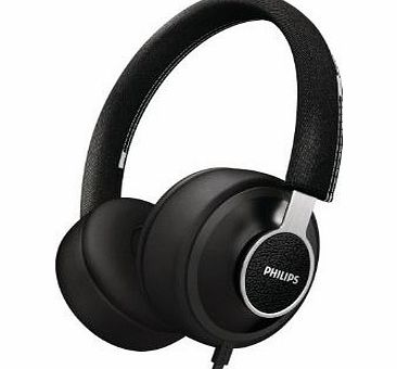 Philips SHL5605FB/10 CitiScape Downtown Headphones with Music Seal/Memory Foam Cushions - Black Denim
