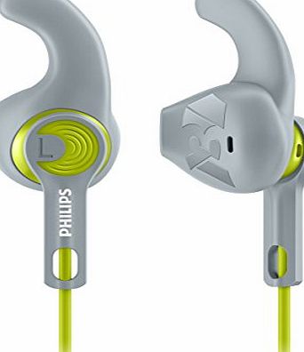 Philips SHQ1300LF Headphones that guarantee powerful bass and an optimal fit. green/gray